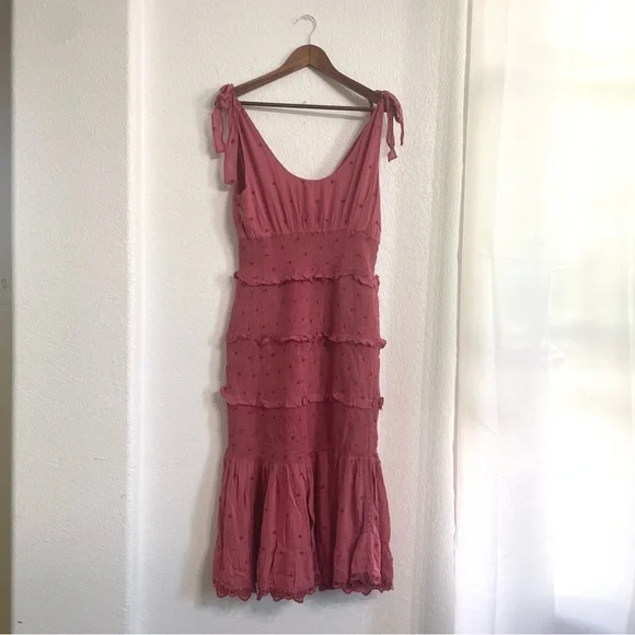 Anthropologie Rose Midi Dress - Picture 3 of 10